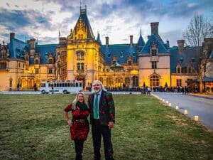 Bret and Mary at Biltmore Mansion