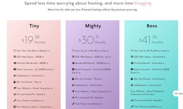 good web hosting for bloggers