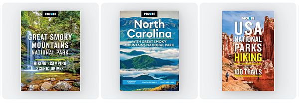 Moon travel guidebooks from Jason Frye
