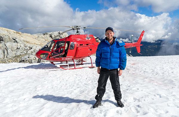 On a media press trip in Canada
